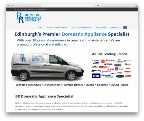 WordPress theme Optimizer PRO - brdomesticappliance.com