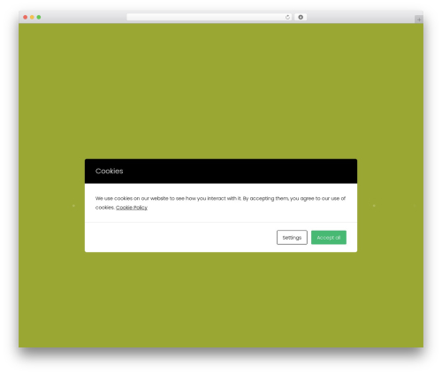 WordPress theme Orga - conpdepistacho.com