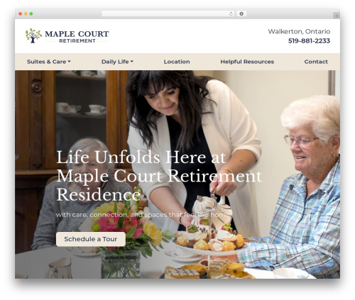 Bootstrap components master WordPress plugin - maplecourtretirement.ca