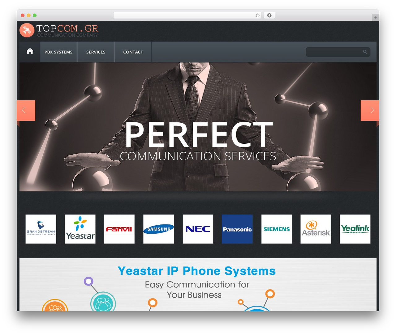cherry theme WordPress - topcom.gr