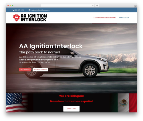 Divi theme WordPress - aaignitioninterlock.com