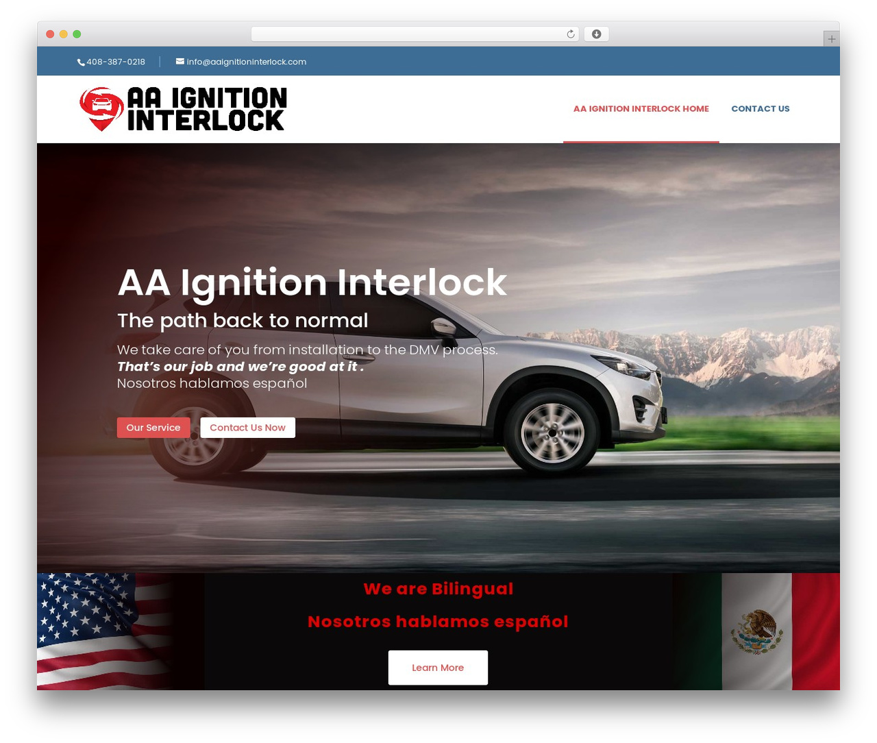 Divi theme WordPress - aaignitioninterlock.com