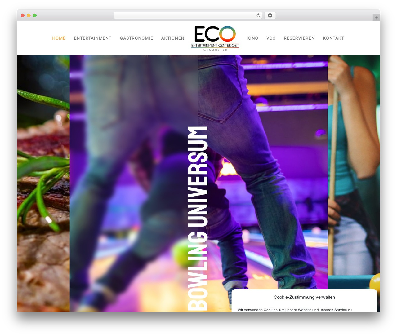 Divi WordPress pizza theme - entertainmentcenter-gasometer.at