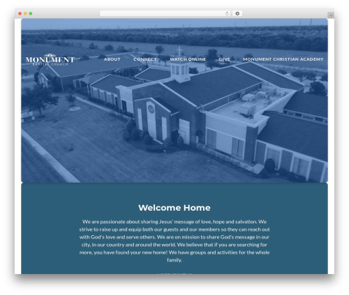 Float theme WordPress - monumentbaptistchurch.org