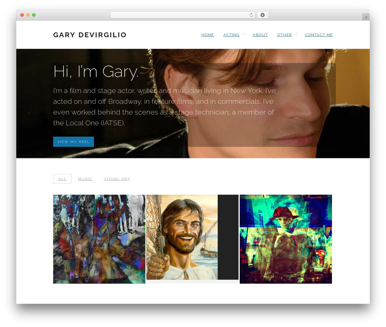 GridStack theme WordPress - garydevirgilio.com