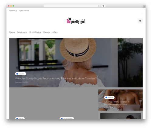InHype theme WordPress - beprettygirl.com