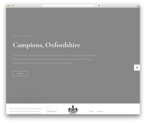 OceanWP theme WordPress - saintedwardsestates.co.uk