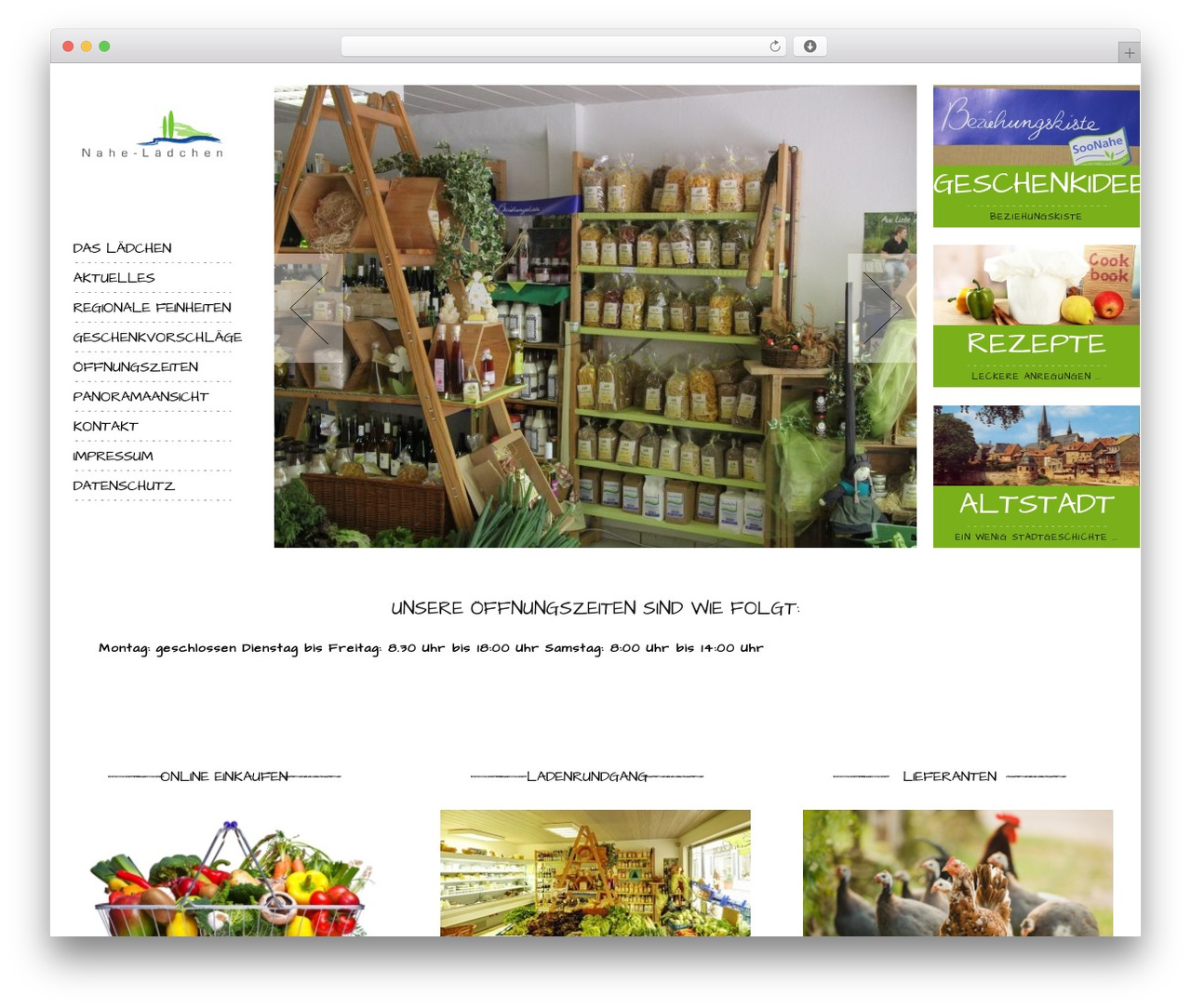 Socha Responsive Theme WordPress theme - nahe-laedchen.com
