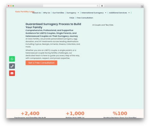Theme WordPress Hello Elementor - gaiafertility.com
