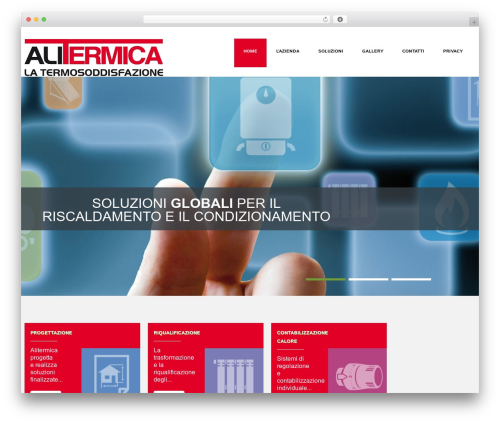 WordPress theme cherry - www.alitermica.it