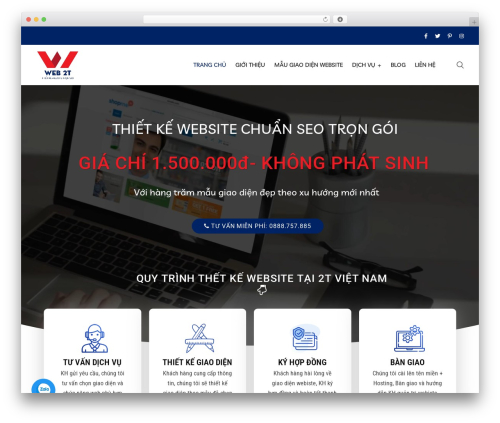 Braintech theme WordPress - web2t.vn