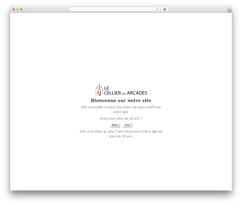 burden WordPress theme - lecellierdesarcades.com