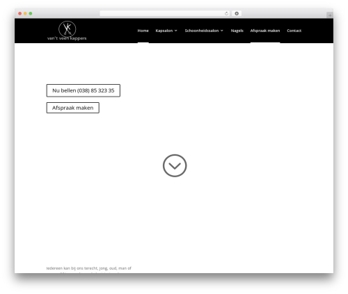 Divi theme WordPress - vantveenkappers.nl