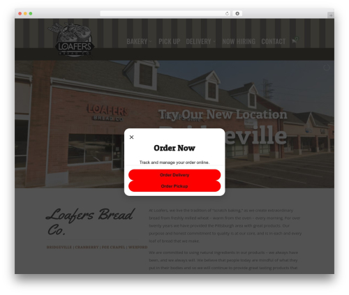 Divi WordPress blog theme - loafersbread.com