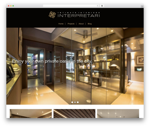 Interpretari WordPress theme - interpretari.com