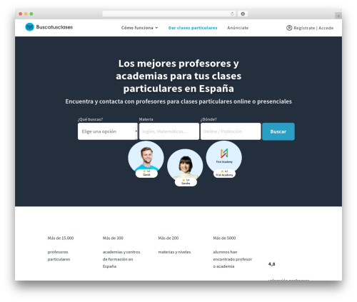 Theme WordPress Divi - buscatusclases.com