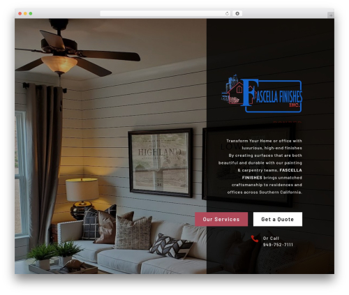 Theme WordPress Divi - fascellafinishes.com