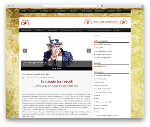 Theme WordPress TechBits - gruppoarcheologicobergamasco.org