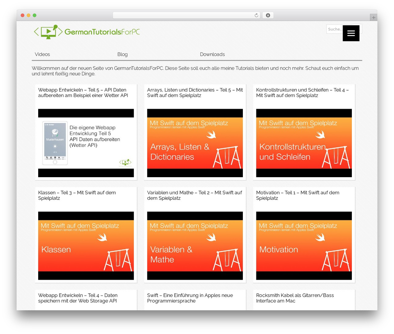 WordPress theme German Tutorials For PC Theme 2.0 - gertuts-forpc.de