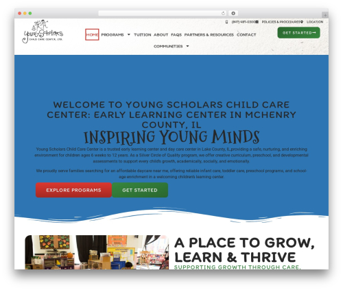 WordPress theme Hello Elementor - youngscholarschildcare.com