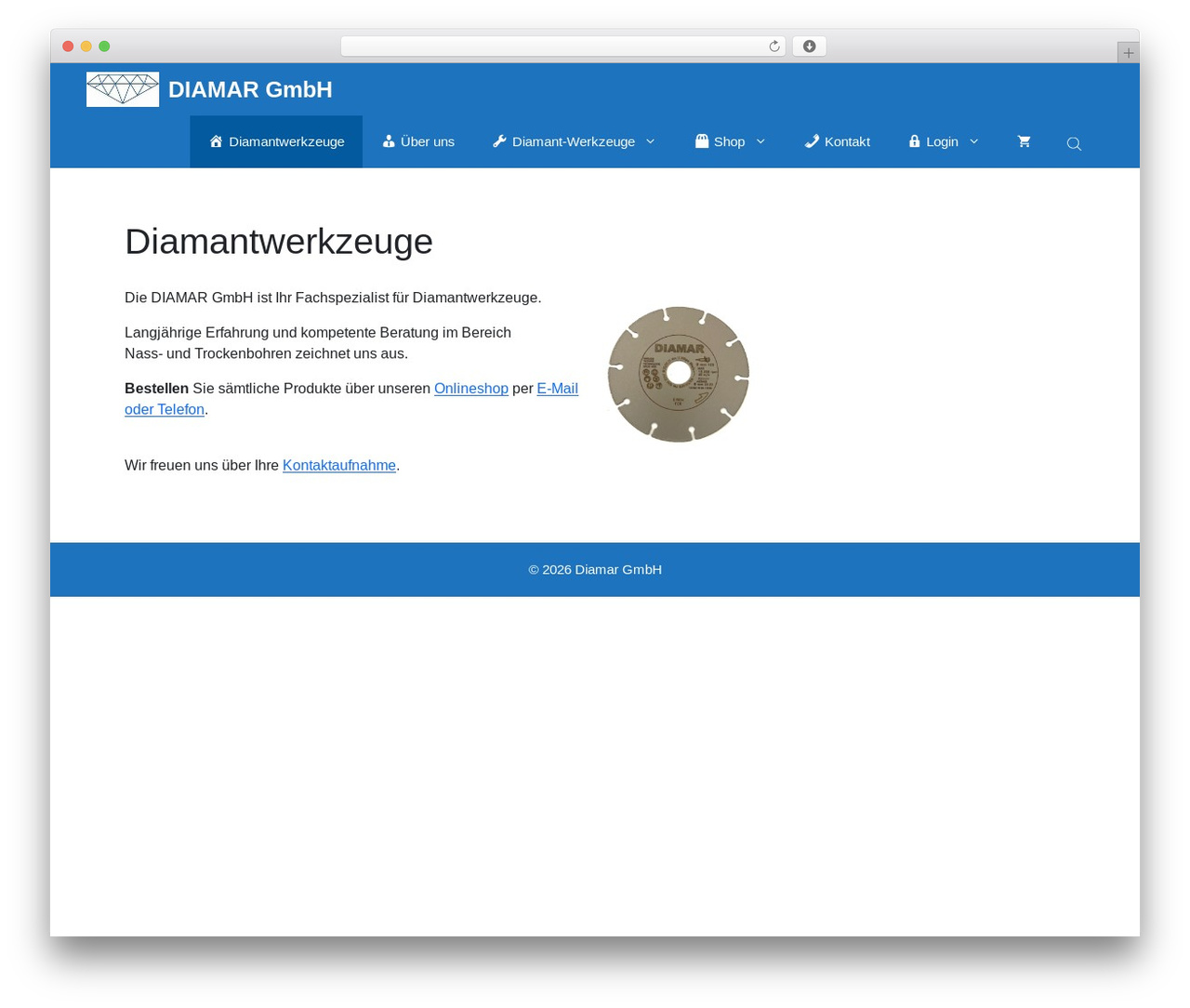 WordPress theme GeneratePress - diamar.ch