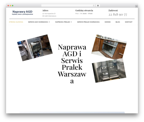 Divi WordPress theme - agd-konopacka.pl