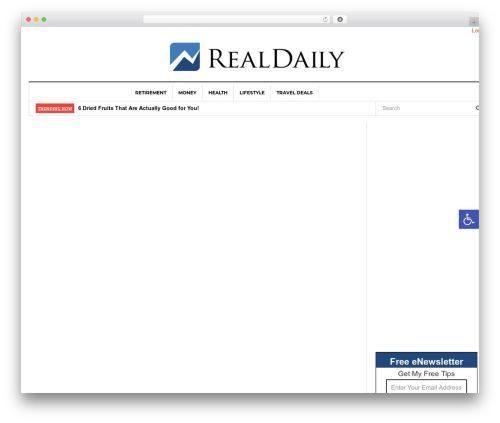 Taboola WordPress plugin - realdaily.com