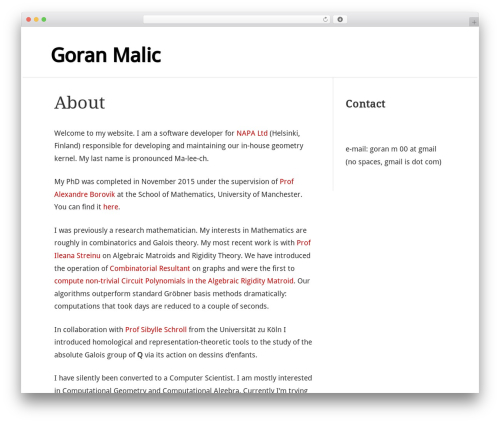 Hellish Simplicity WordPress theme - goranmalic.com Hellish Simplicity WordPress theme - goranmalic.com