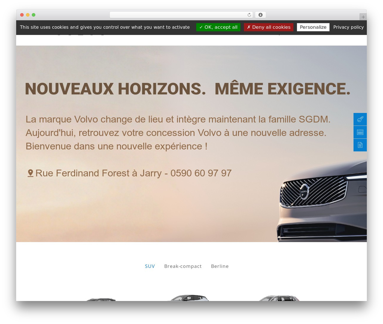 Theme WordPress Fluid Child - volvo-guadeloupe.com
