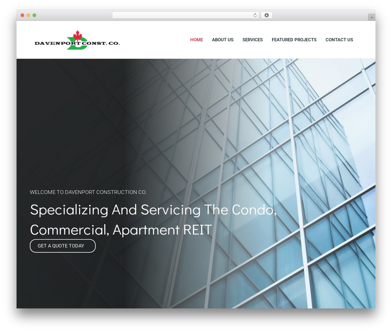 WordPress theme Beaver Builder Theme - davenportconstructionco.com