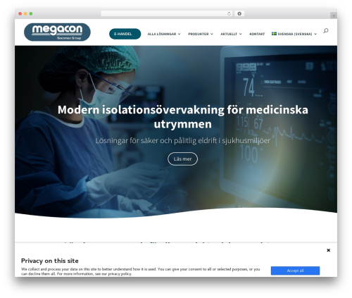 WordPress theme Divi - megacon.se