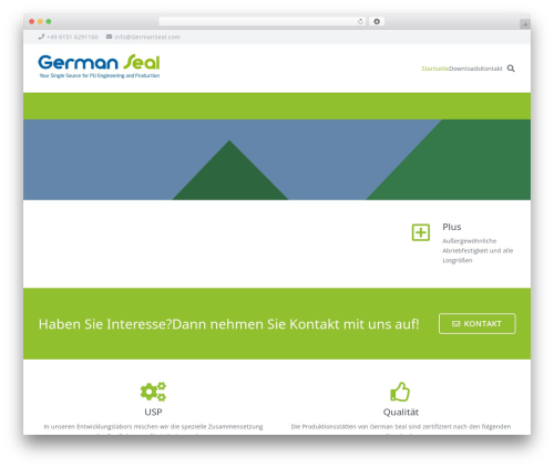 WordPress theme Impreza - germanseal.com