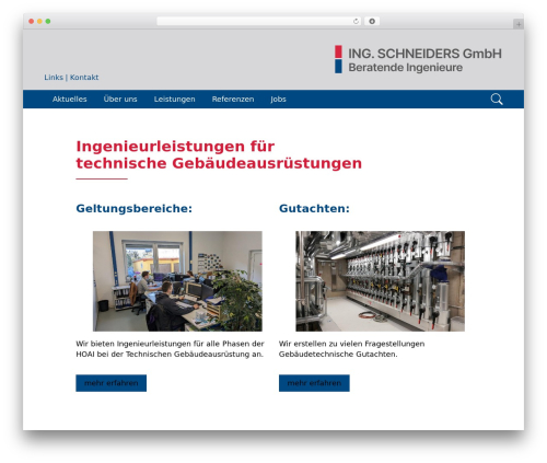 WordPress theme ING Scheiders - ing-schneiders.de