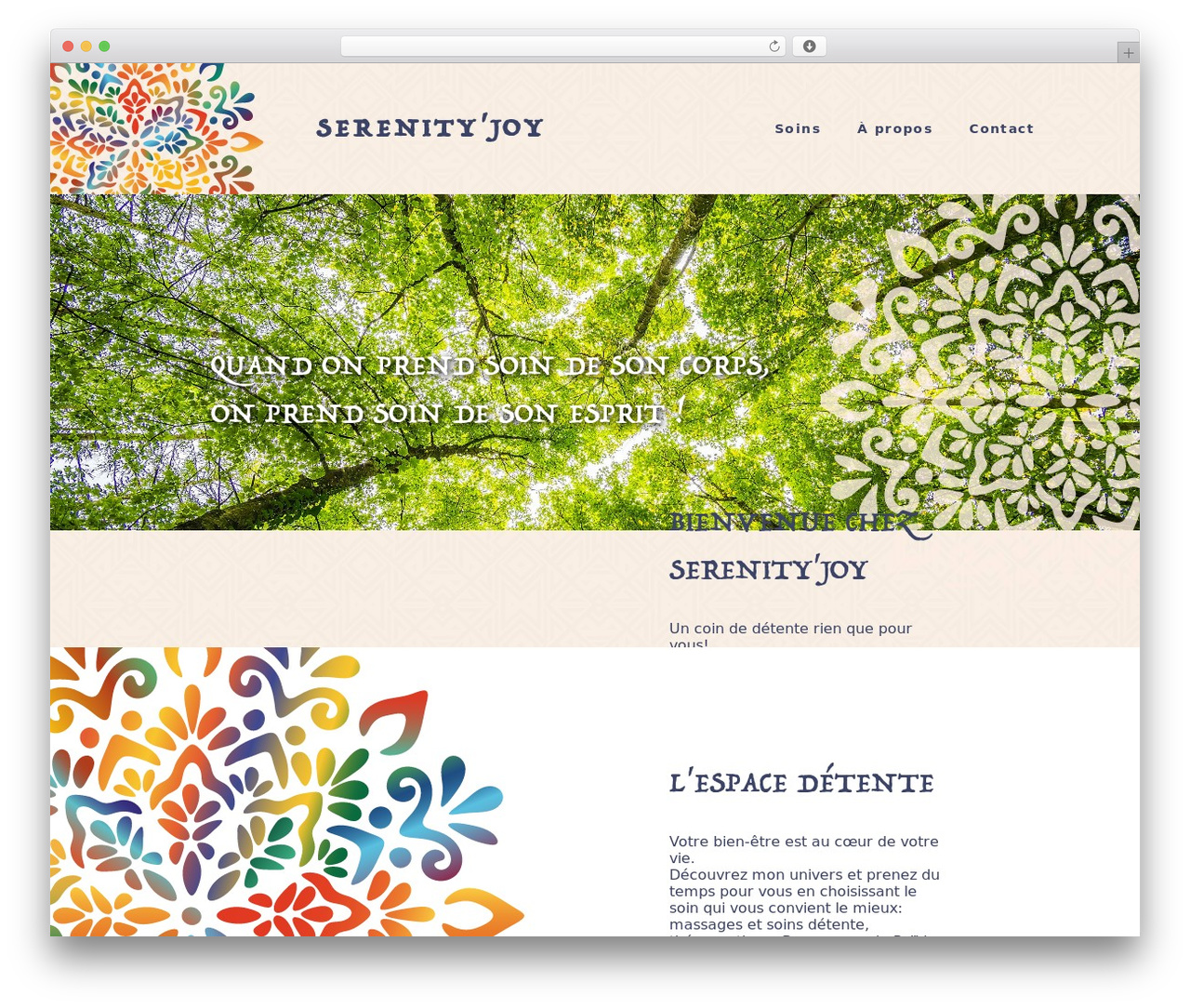 WordPress theme lou - serenityjoy.ch