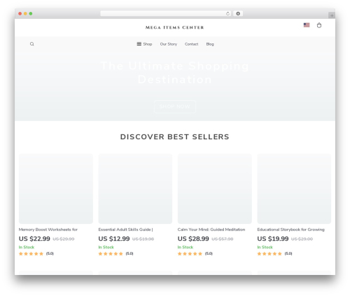 Botticelli WordPress theme design - megaitemscenter.shop