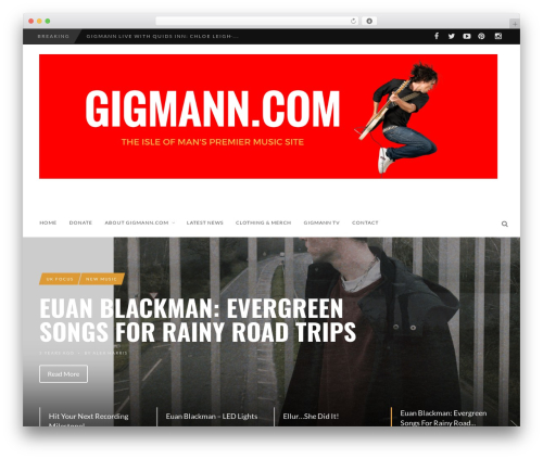 Edition theme WordPress - gigmann.com