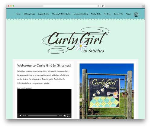 Frida WordPress theme - girlstitches.com