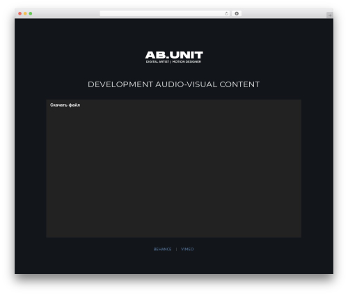HyperX WordPress theme - ab-unit.com