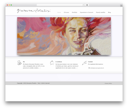 Striking MultiFlex & Ecommerce Responsive WordPress Theme best portfolio WordPress theme - giovannapieralisi.it