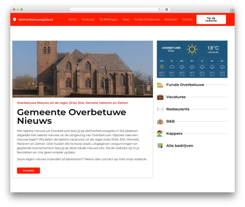 Advanced contact form v4 WordPress plugin - deoverbetuwegids.nl
