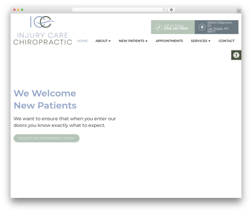 Theme WordPress Parent Theme - injurychiropracticcare.com