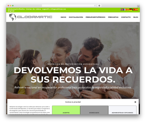 WordPress theme inCreate - globamaticmedia.com