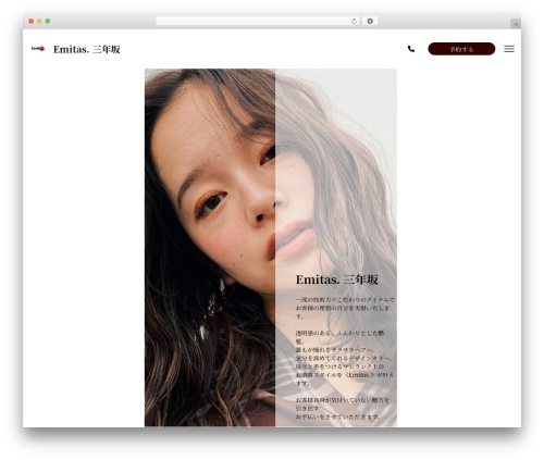 WordPress theme Note - emitas-hair-wakayama.com