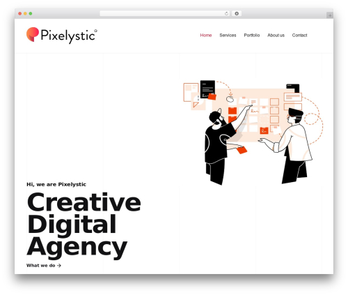 WordPress theme Ohio - pixelystic.com