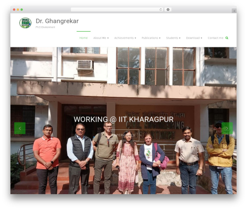 Ample Pro WordPress theme - ghangrekar.com