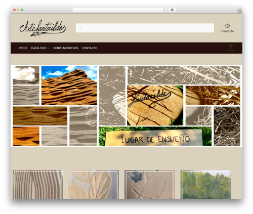 Best WordPress theme Eure - artesantocildes.com