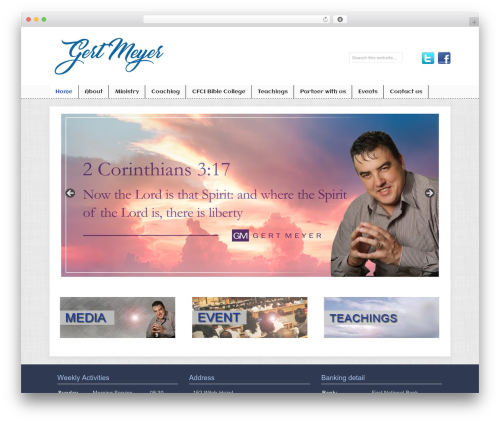 Catalyst best WordPress theme - gertmeyer.com