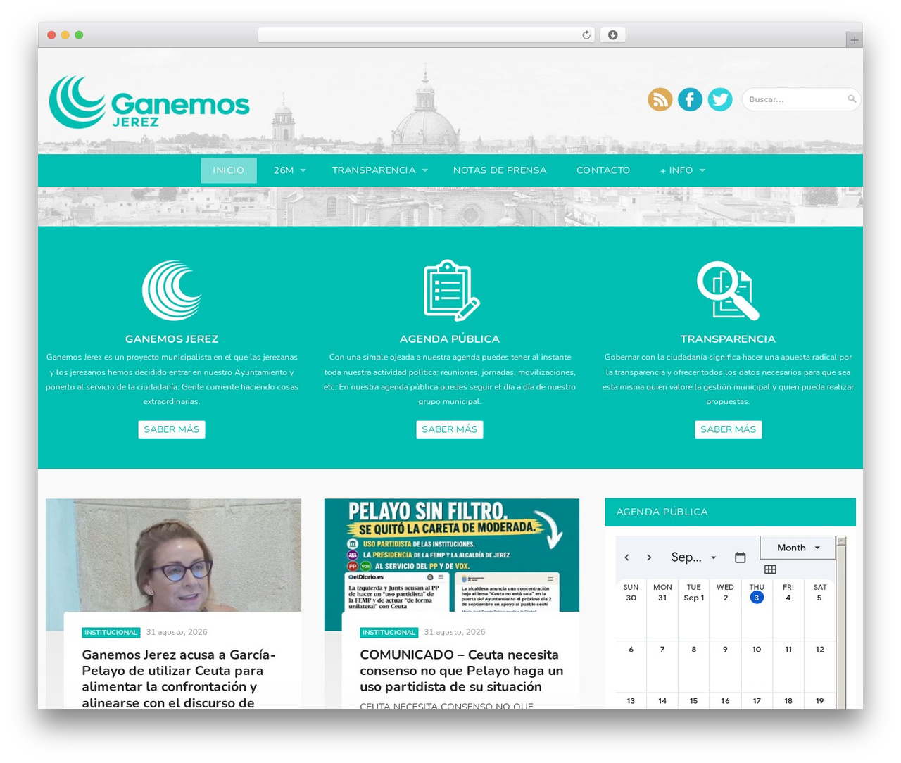 Combomag theme WordPress - ganemosjerez.es