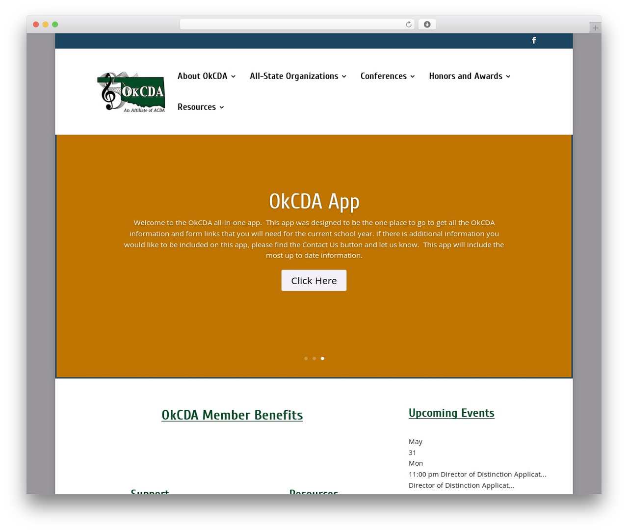 Divi theme WordPress - oklacda.org
