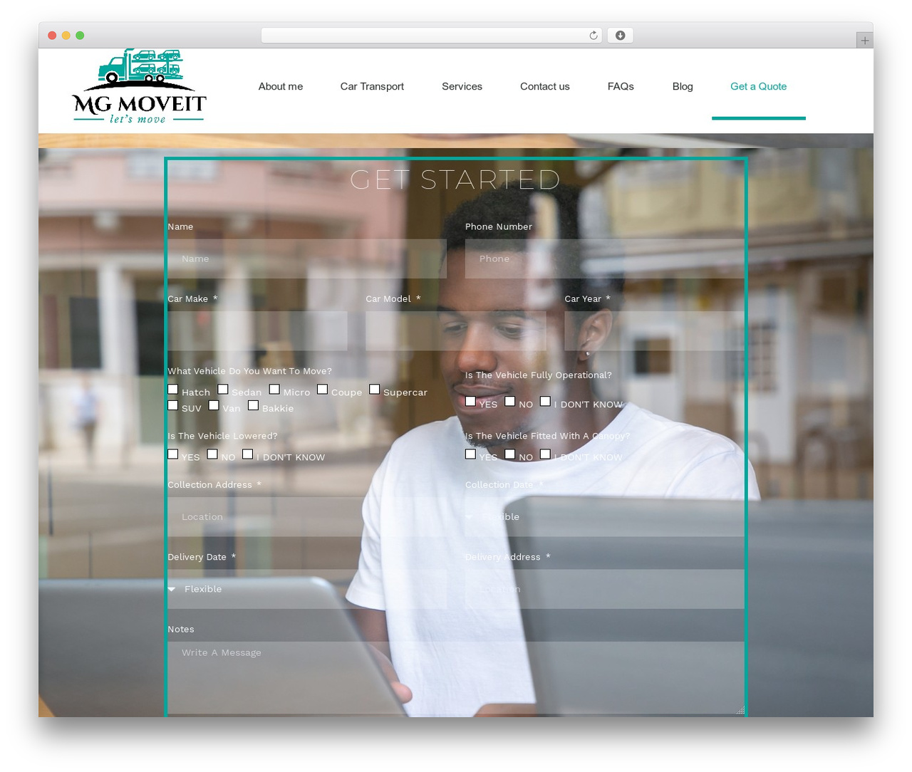 Hello Elementor WordPress theme - mgmoveit.co.za